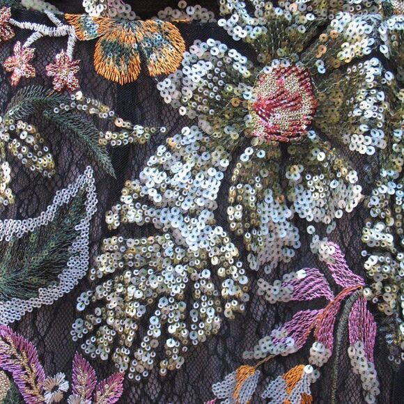 Mac Duggal 49574 Embellished Floral One Shoulder Gown Dress - Picture 10 of 16